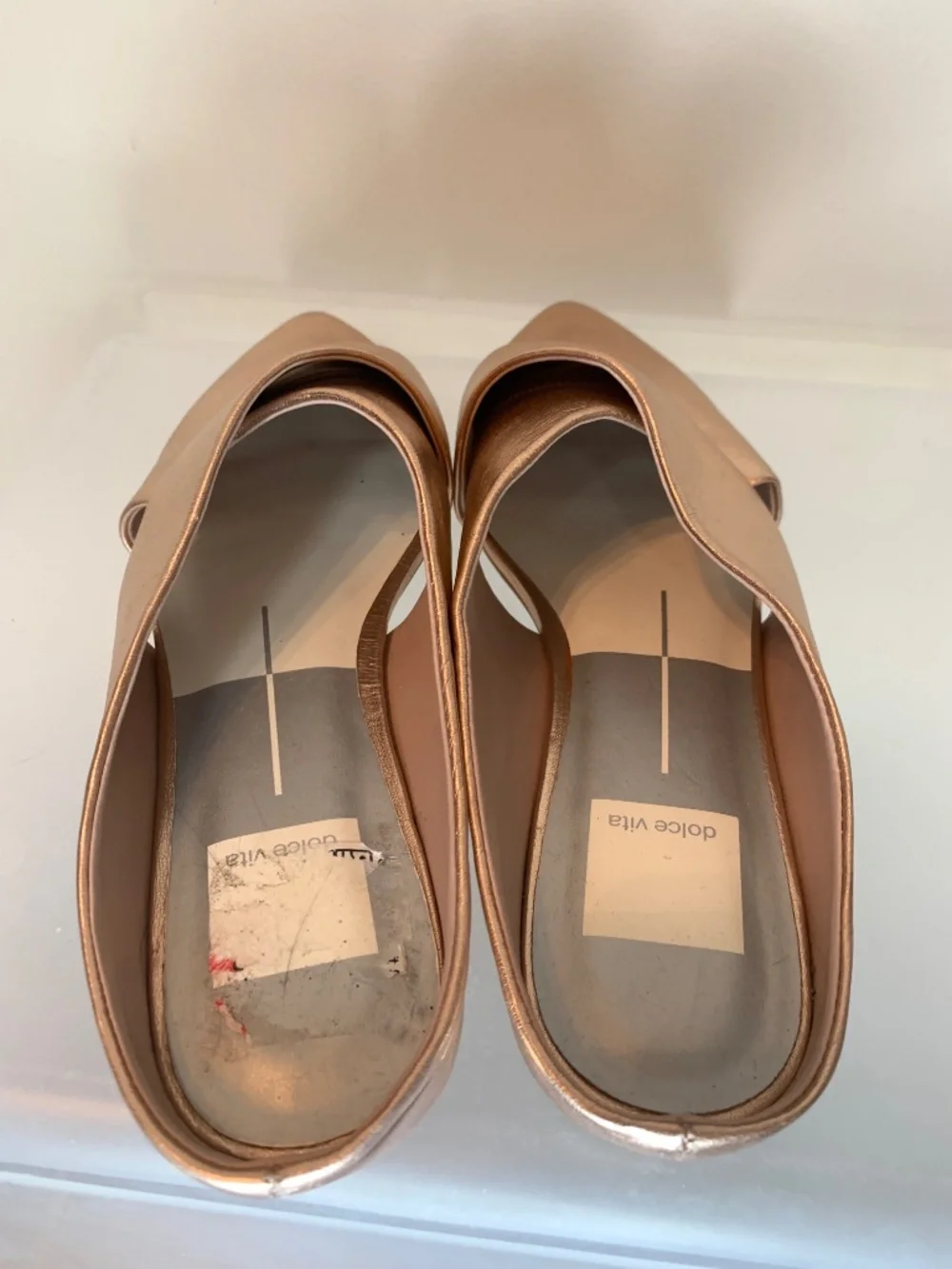 Dolce Vita Camia Mule Rose Gold Leather 7.5 - Picture 5 of 10